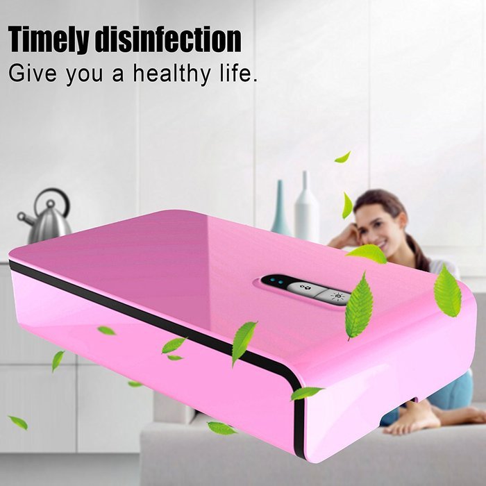 Svpro Cellphone Dual UV Light Sanitizer - Multifunctional Ozone Anion Phone Sterilizer Suitable ISO Android 5.5... N25
