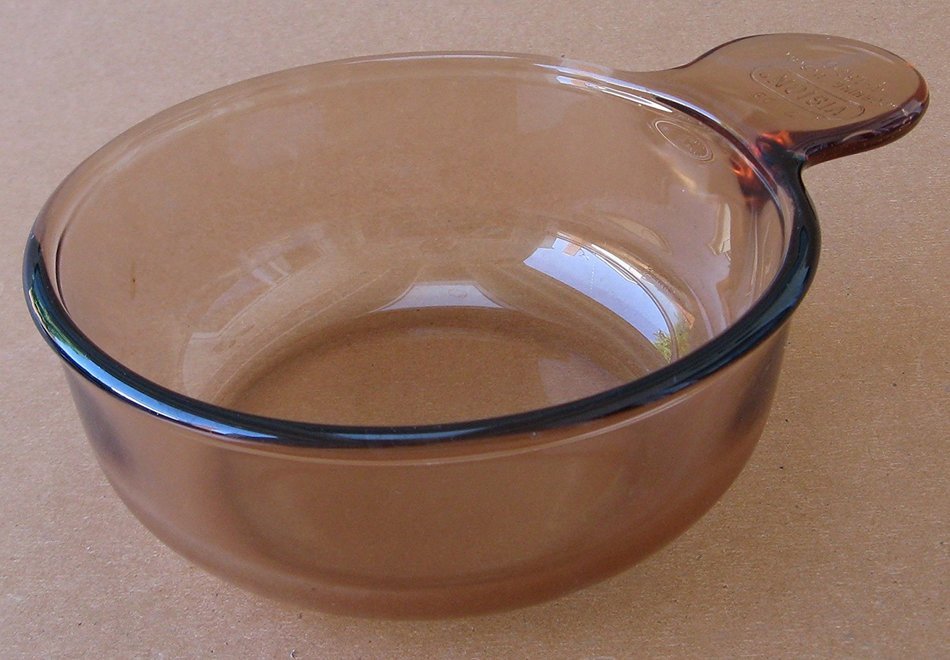 Vision V-150-B Heat n' Eat Grab-It Round Ovenware Dish - No Lid