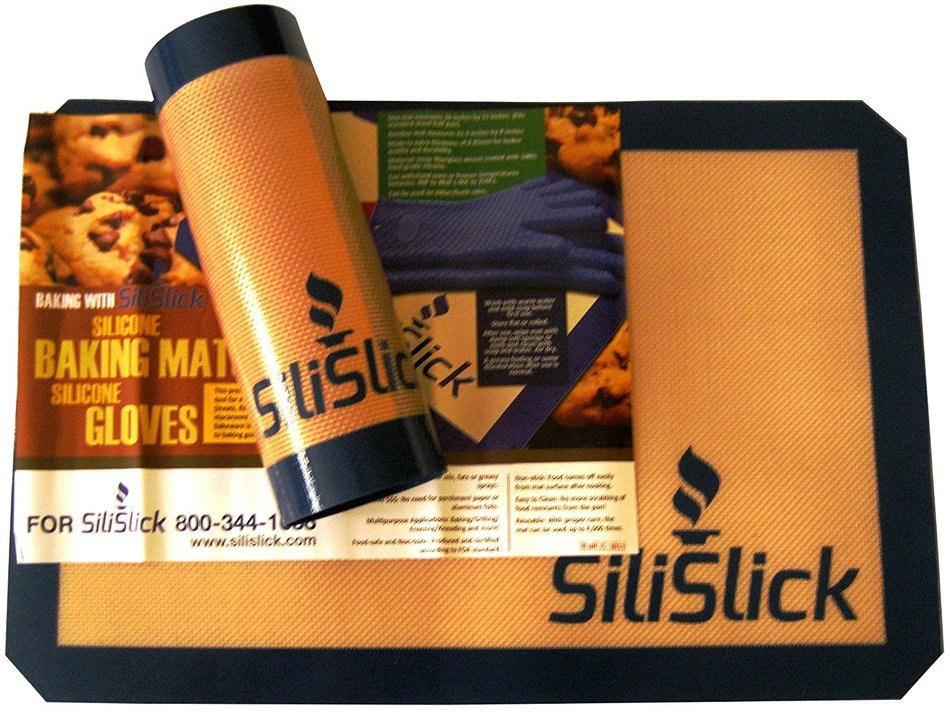 SiliSlick&reg; Silicone Baking Mats. Set of 2.