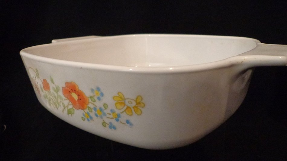 Corning Ware Wild Flowers 1 liter casserole dish A-1-B Corning Ware Small Casserole N2