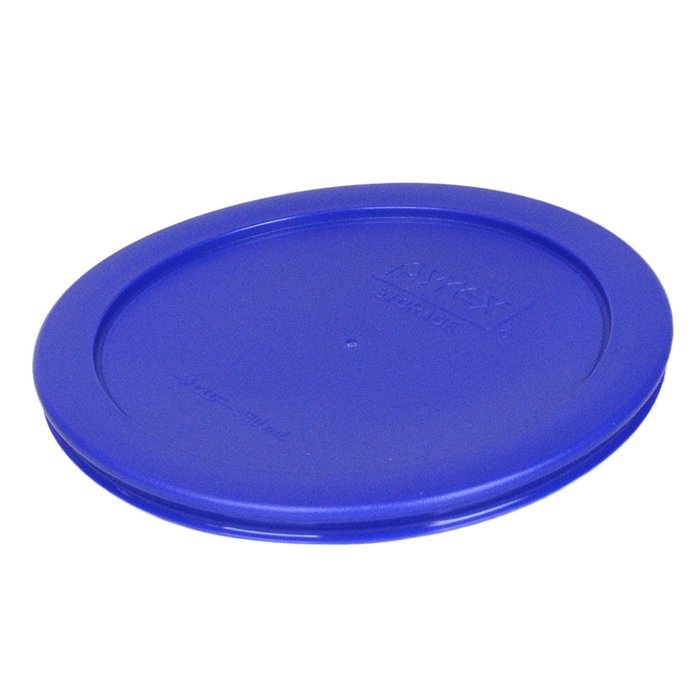 Pyrex 7201-PC Round 4 Cup Storage Lid for Glass Bowls (2, Navy Blue) N6