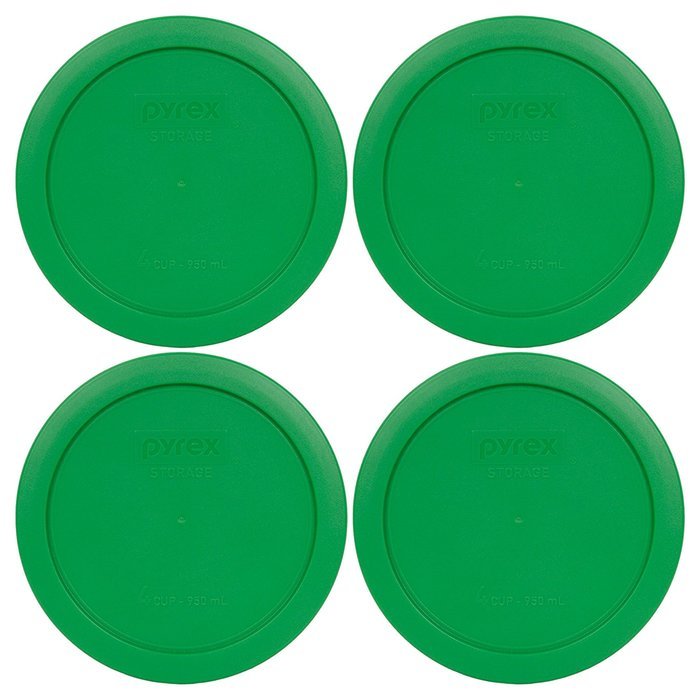 Pyrex 7201-PC Round 4 Cup Storage Lid for Glass Bowls (2, Navy Blue) N22