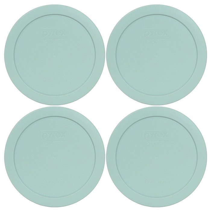 Pyrex 7201-PC Round 4 Cup Storage Lid for Glass Bowls (2, Navy Blue) N27