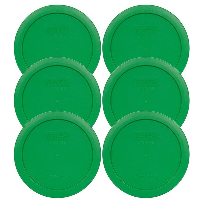 Pyrex 7201-PC Round 4 Cup Storage Lid for Glass Bowls (2, Navy Blue) N32