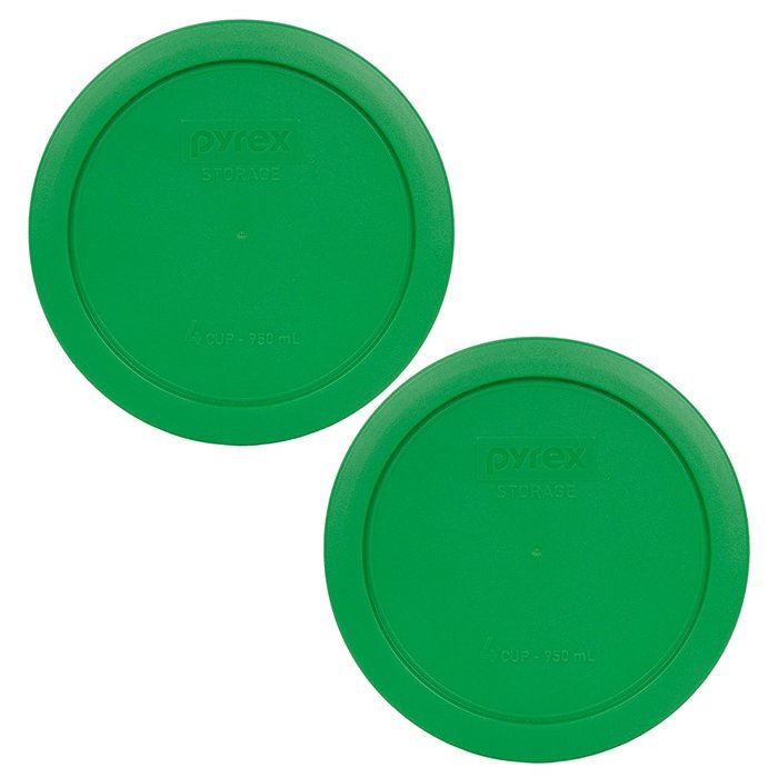 Pyrex 7201-PC Round 4 Cup Storage Lid for Glass Bowls (2, Navy Blue) N34