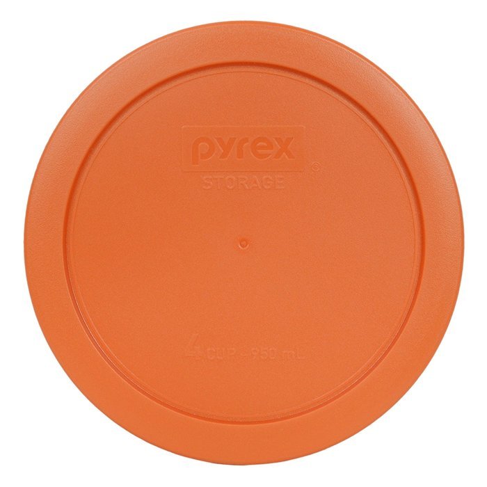 Pyrex 7201-PC Round 4 Cup Storage Lid for Glass Bowls (2, Navy Blue) N37