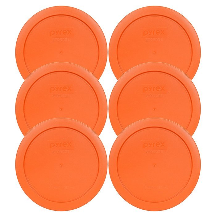 Pyrex 7201-PC Round 4 Cup Storage Lid for Glass Bowls (2, Navy Blue) N52