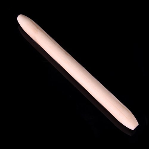 Sonline 10.6'' Chinese cherry French Rolling Pin with Tapered Ends N3