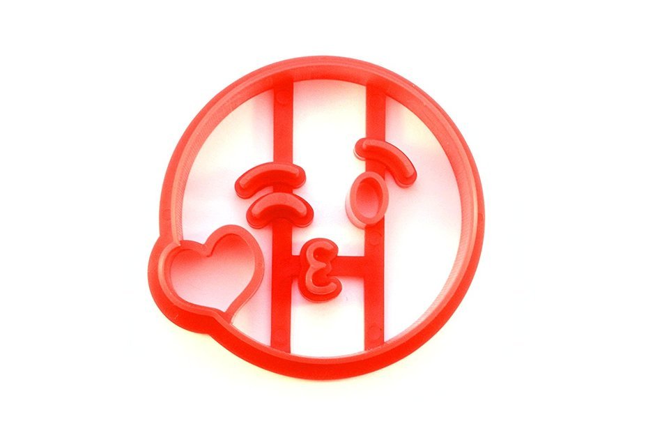 Kiss Emoji Cookie Cutter N2