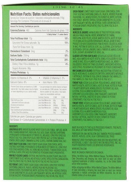 Wilton Holiday Gingerbread Cookie Kit 31 OZ N2