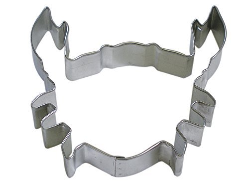 CybrTrayd R&M Crab Tinplated Steel Cookie Cutter and Cookie Recipe, 5-Inch, Silver, Bulk Lot of 12