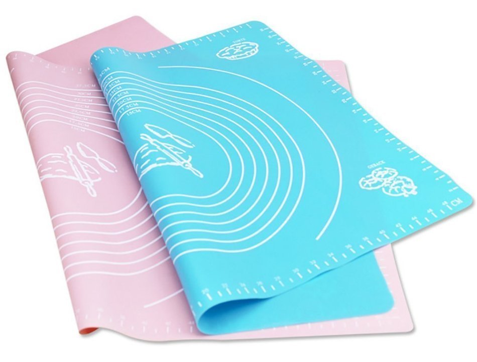 Life and...19 x16" Large Massive Pastry Fondant Silicone Work Rolling Baking Mat with Measurements