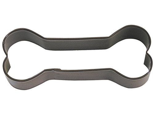 R&M Dog Bone 4.5" Cookie Cutter Brown With Brightly Colored, Durable, Baked-on Polyresin Finish