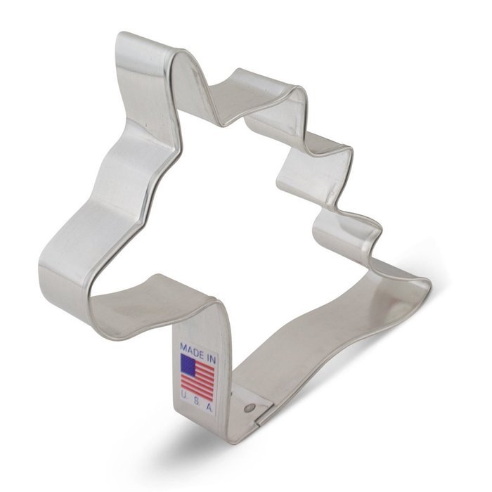 Ann Clark Unicorn Head Cookie Cutter - 4 Inches - Tin Plated Steel