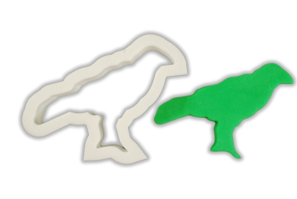 Crow Or Raven Cookie Cutter - MINI - 2 Inches