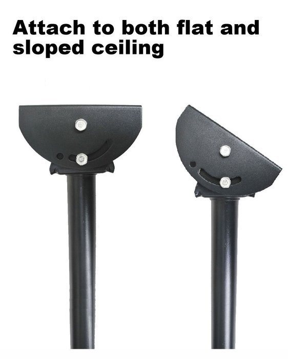 VideoSecu Adjustable Tilting Ceiling mount for most 37"-60" LCD LED Plasma TV Flat Panel Display, some up to 75... N3