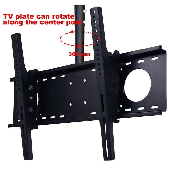 VideoSecu Adjustable Tilting Ceiling mount for most 37"-60" LCD LED Plasma TV Flat Panel Display, some up to 75... N4