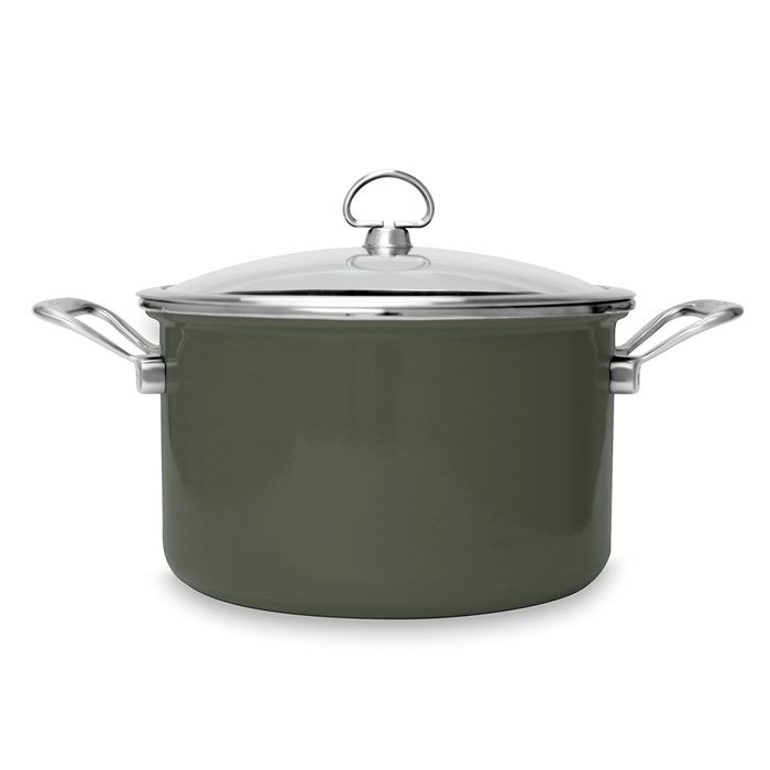 Chantal Copper Fusion 6-Quart Casserole with Glass Lid, Chili Red N6