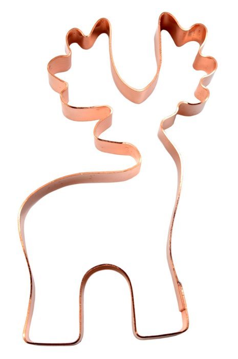 Simple Standing Reindeer Cookie Cutter