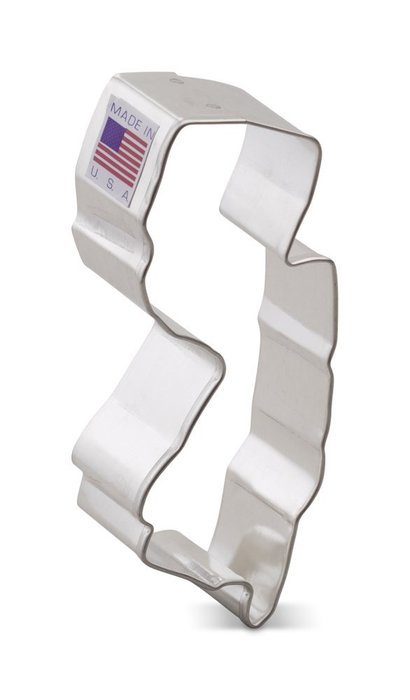 Ann Clark New Jersey Cookie Cutter - 3.75 Inches - Tin Plated Steel
