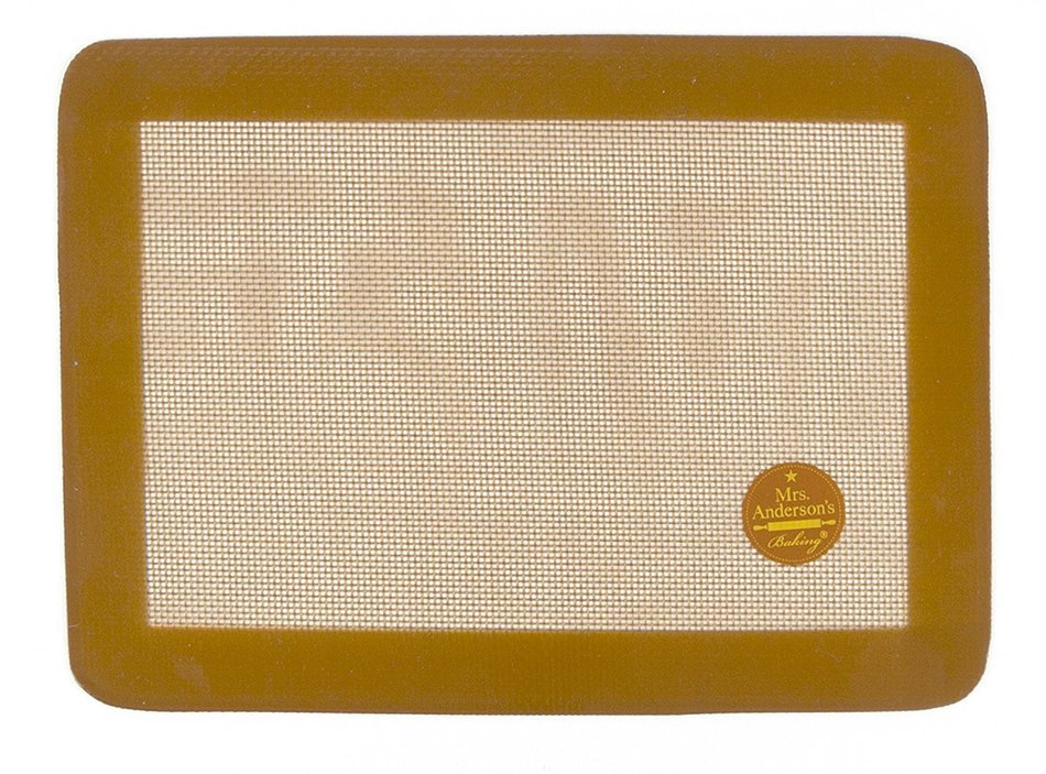 Mrs. Anderson&rsquo;s Baking Non-Stick Silicone Toaster Oven Baking Mat, 7.875-Inch x 10.87-Inch