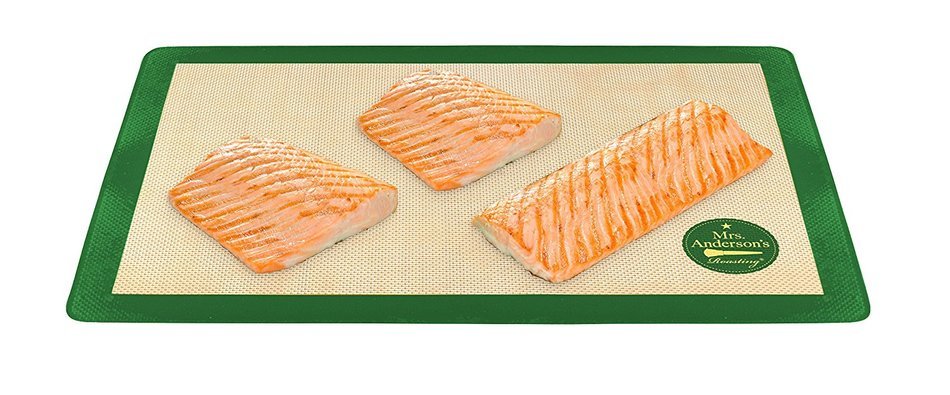 Mrs. Anderson&rsquo;s Baking Non-Stick Silicone Toaster Oven Baking Mat, 7.875-Inch x 10.87-Inch N7