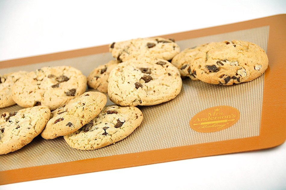 Mrs. Anderson&rsquo;s Baking Non-Stick Silicone Toaster Oven Baking Mat, 7.875-Inch x 10.87-Inch N20