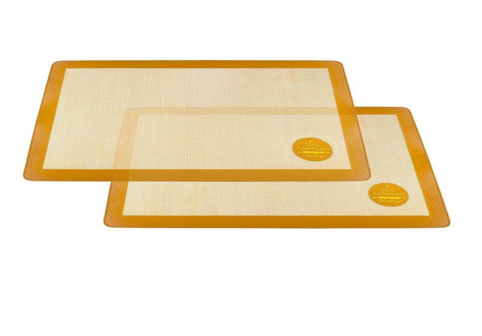 Mrs. Anderson&rsquo;s Baking Non-Stick Silicone Toaster Oven Baking Mat, 7.875-Inch x 10.87-Inch N23