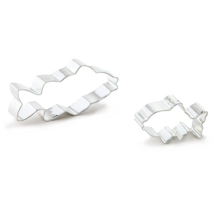 Bakerpan Stainless Steel Cookie Cutter Fish Set of 2