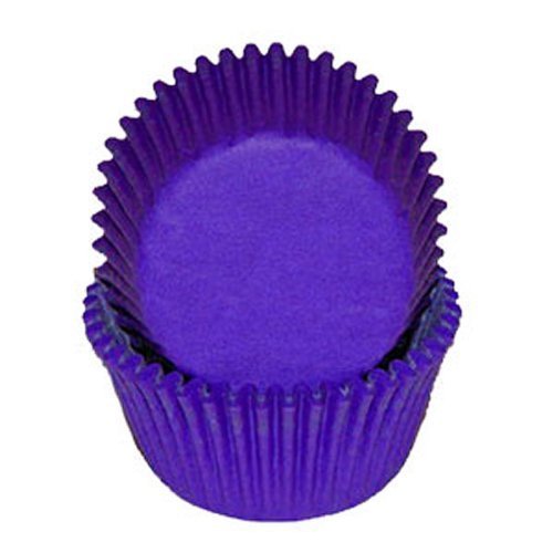 Dark Regal Purple Glassine Baking Cups Cupcake Liners 100 ct