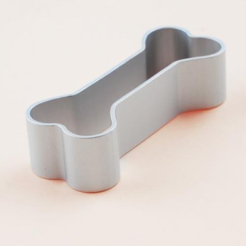 SODIAL(R) 2x Dog Bone Silver Stainless Steel Baking Cookie Cutter Biscuit Cake Making Party Favor N3