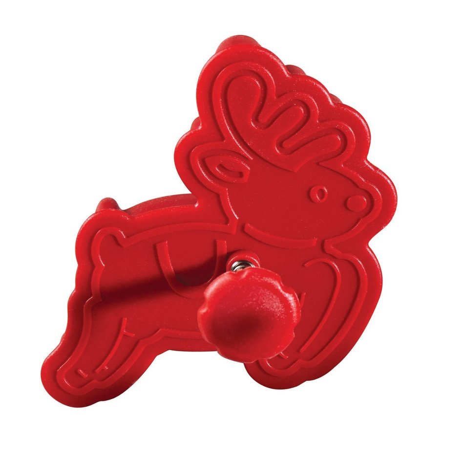 Cake Boss Decorating Tools 4-Piece Princess Fondant Press Set, Red N10