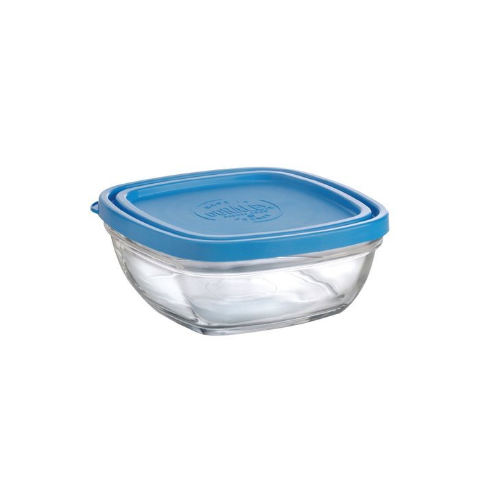 Duralex Lys Square Bowl with Lids, Size: 36 Ounce