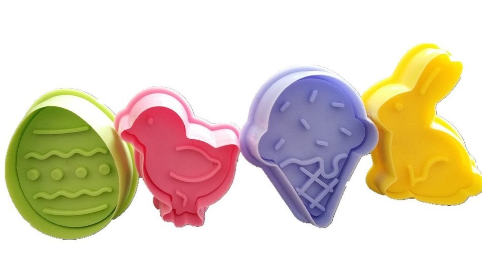 ZNU Easter Plunger cake Cutters decorating N2