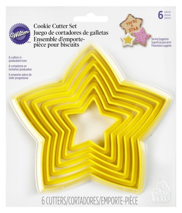 Wilton Set of 6 Nesting Star Cutters