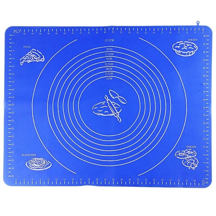 BakingMate | Food Grade Nonstick 19 x 16 Inches Silicone Baking Mat with Measurements | Superb for Rolling Dough...