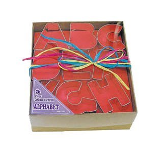 R & M Letters And Numbers Cookie Cutter Set