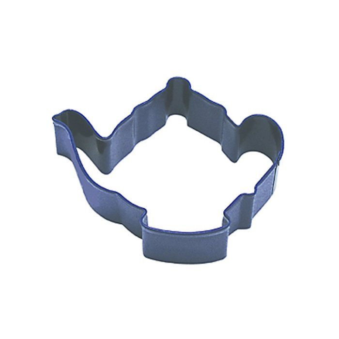 Dress My Cupcake Teapot Cookie Cutter, 3.75-Inch, Navy Blue