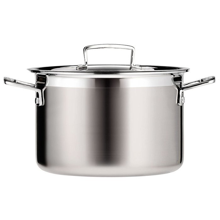 Le Creuset Tri-Ply Stainless Steel 6-1/4-Quart Covered Casserole/Stockpot