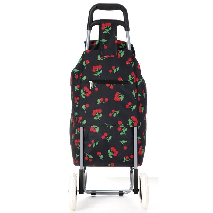 Hoppa 23" Lightweight Wheeled Shopping Trolley, Hard Wearing & Light Weight Polyester Rolling Push Trolley, 47L... N8