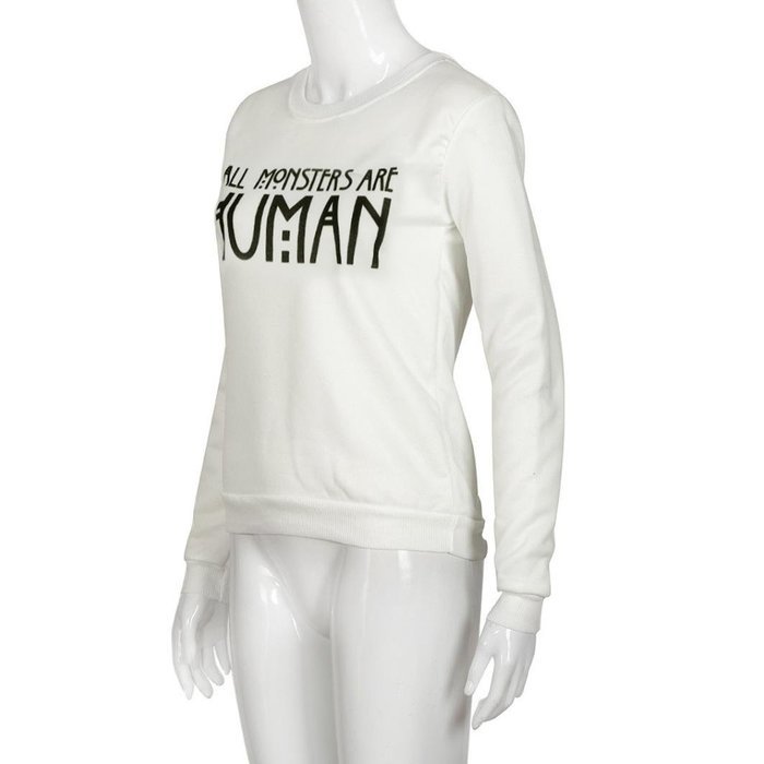 AIMTOPPY Fashion Women Letters Printed Casual Hooded Long Sleeve Sweatshirt Hoodie Coat Outerwear Tops (M, Black) N7