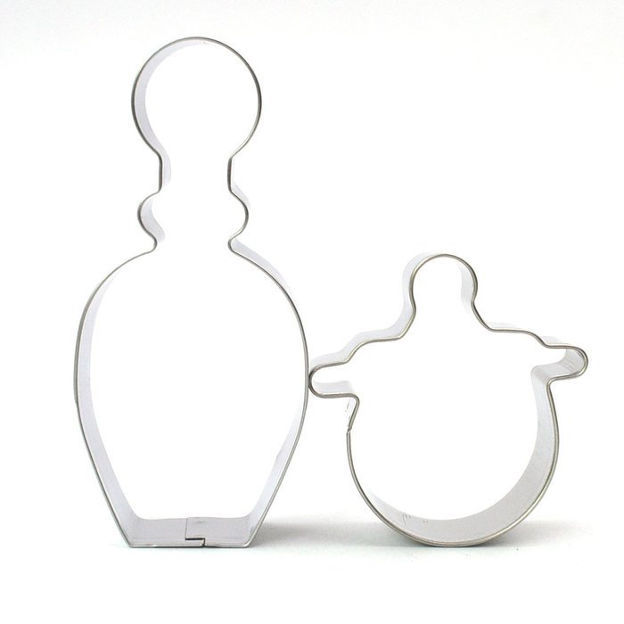 GXHUANG Game Puzzles Cookie Cutter Set, Set of 2 - Stainless Steel (Puzzles) N7