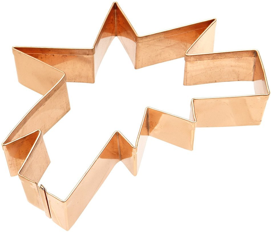 Old River Road Snowflake Art Shape Cookie Cutter, Copper N9