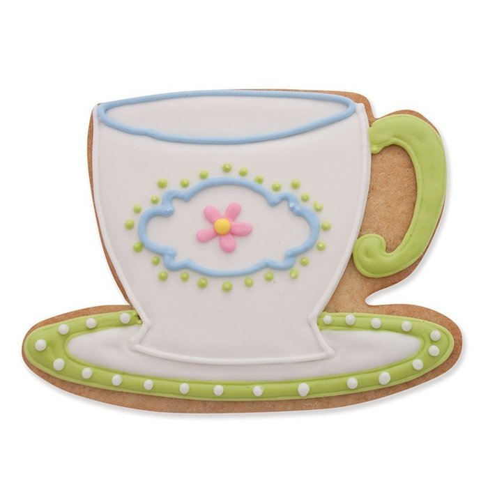 Tea Cup Cookie and Fondant Cutter Ann Clark 4.3 Inches US Tin