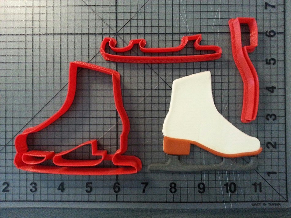 Ice Skate Cookie Cutter Set (4 inch) N2