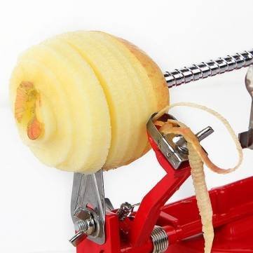 UR Kitchen Gadgets 3in1 Apple Slinky Machine Peeler Corer Potato Fruit Cutter Slicer N8