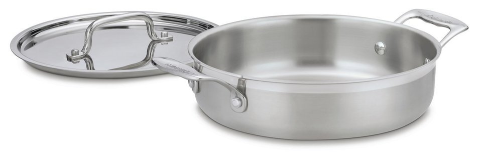Cuisinart MCP55-30 MultiClad Pro Stainless 5-1/2-Quart Casserole with Cover N3