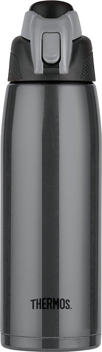 Thermos Vacuum Insulated 24 Ounce Stainless Steel Hydration Bottle, Charcoal