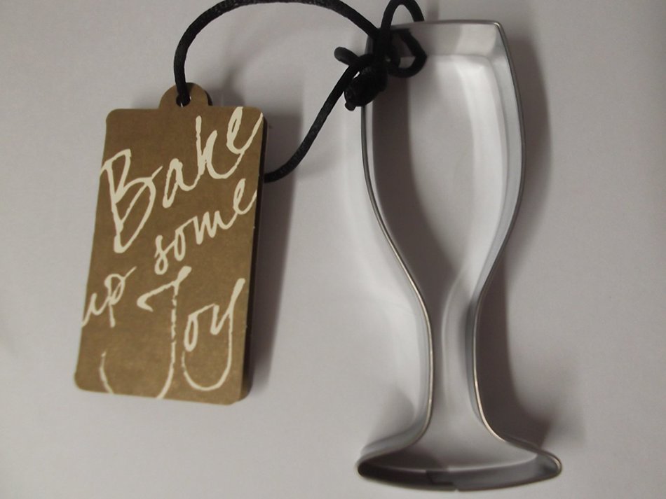 Wine Glass Shaped Cookie Cutter