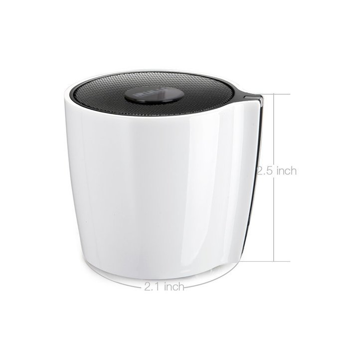 iRULU Portable Mini Wireless Bluetooth Speaker Built-in Microphone Black N15